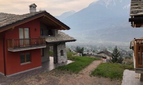 VILLAIR, TRILOCALE PANORAMICO CON VERDE, RIF. FU20A1